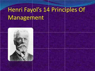 Henri Fayol's 14 Principles of Management