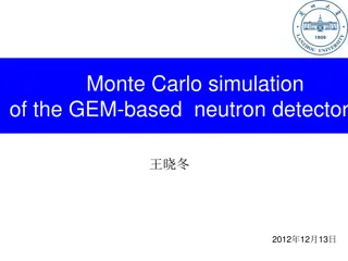 Monte Carlo Simulation of GEM-Based Neutron Detector and Detector Performance Analysis