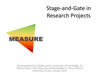 Stage-and-Gate Approach in Research Projects