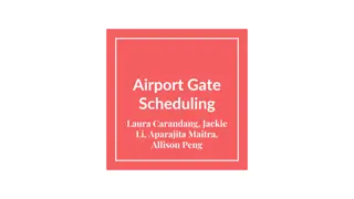 Gate Scheduling at Airports: Optimization and Solutions