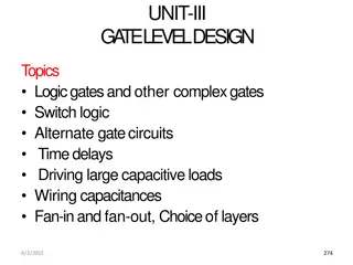 Logic Gates and Large Load Driving in GA-TE Level Design