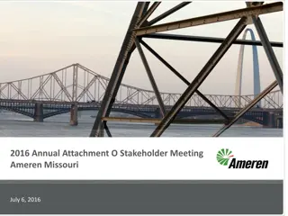 Ameren Missouri Stakeholder Meeting Analysis 2016