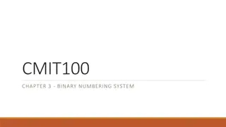 Binary Numbering Systems and Character Representation in Computing