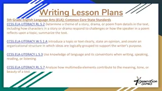 Engaging 5th Grade ELA Lesson Plans