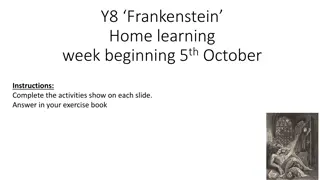 Frankenstein Home Learning Week Summary