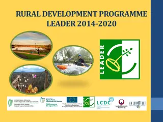 Rural Development Programme Leader 2014-2020 Overview in Co. Longford