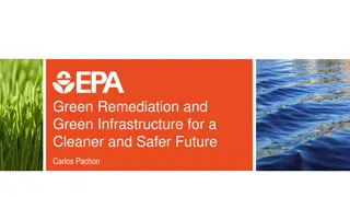 Green Remediation and Green Infrastructure for a Cleaner Future