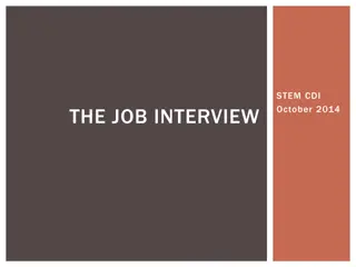 Mastering the Job Interview Process