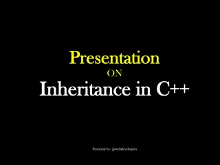 Inheritance in C++ Programming