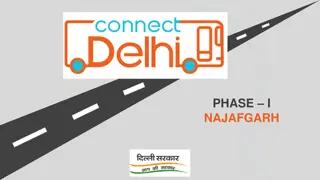 Proposed Public Transportation Improvement Plan for Delhi