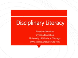 Addressing Secondary Literacy Challenges Through Disciplinary Literacy Strategies