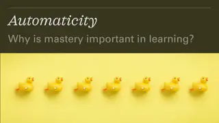 Understanding Automaticity and Cognitive Load in Learning Processes