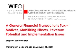 Understanding Financial Transactions Tax: Motives, Effects, and Implementation