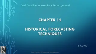 Best Practices in Historical Forecasting Techniques for Inventory Management