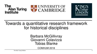 Quantitative Research Framework for Historical Disciplines