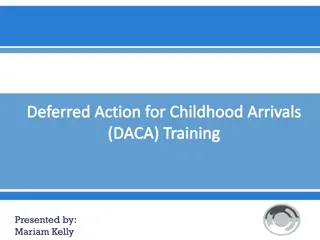 DACA Training Information and Application Process