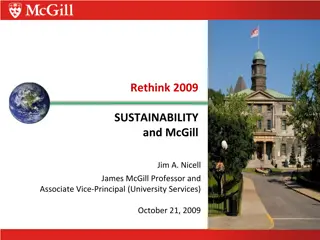 Sustainability at McGill University: A Balanced Approach