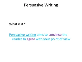 Master the Art of Persuasive Writing