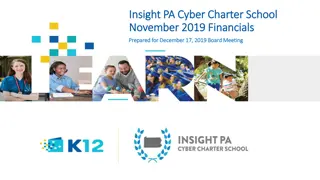 Insight PA Cyber Charter School Financial Analysis November 2019