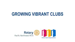 Enhancing Rotary Club Vibrancy Through Flexibility and Innovation