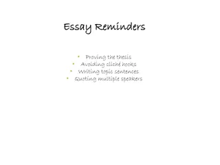 Essay Writing Tips: Crafting Strong Introductions and Effective Topic Sentences