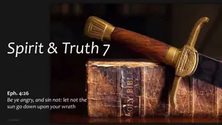 Spiritual Truth and Transformation in Scripture