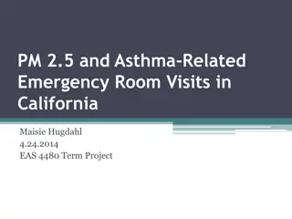 PM 2.5 and Asthma-Related ER Visits in California Study