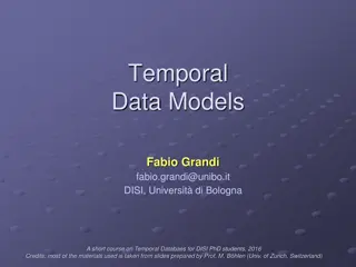 Overview of Temporal Data Models and Time Dimensions in Databases