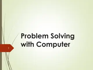 Problem-Solving Process with Computers