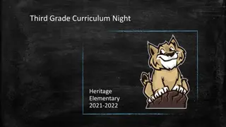 Exciting Highlights from Third Grade Curriculum Night