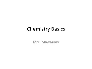 Basics of Chemistry Observations and Measurements