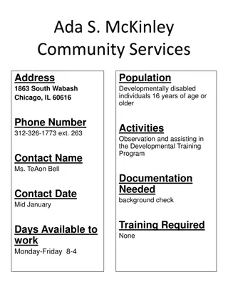 Community Volunteer Opportunities in Chicago