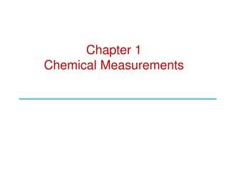 Chemical Measurements Overview