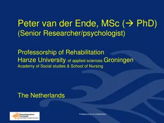 Innovative Approach to Parenting and Psychiatric Rehabilitation by Prof. Peter van der Ende