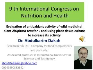 Role of Antioxidants in Health: Insights from Dr. Abdulkarim Dakah's Research