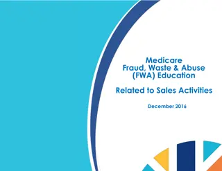 Medicare Fraud, Waste & Abuse in Sales Activities