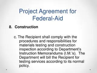 Federal-Aid Construction Contract Provisions Overview