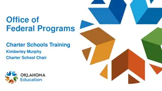 Federal Grants Training for Charter Schools