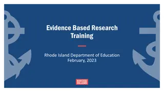 Understanding Evidence-Based Research in Education