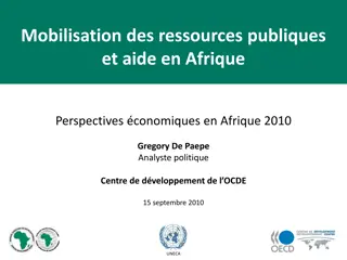 Perspectives on Public Resource Mobilization and Aid in Africa