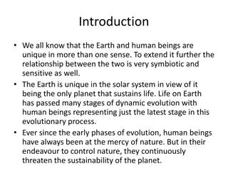 The Symbiotic Relationship Between Humans and the Earth