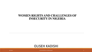 Women's Rights and Challenges of Insecurity in Nigeria