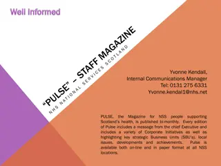 Pulse: Engaging NHS National Services Scotland Staff