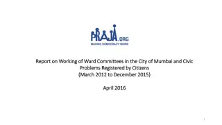 Analysis of Mumbai Ward Committees' Performance and Civic Issues Raised by Citizens (2012-2015)