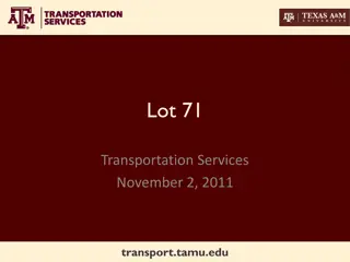 Parking Permit Changes at Lot 71