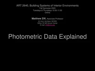 Photometric Data in Interior Environment Design