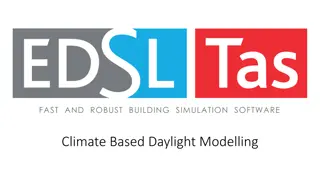 Climate Based Daylight Modelling with Fast and Robust Building Simulation Software