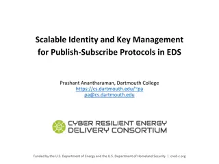 Scalable Identity and Key Management for Publish-Subscribe Protocols