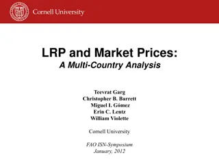 Analyzing Local Procurement and Market Prices Across Multiple Countries