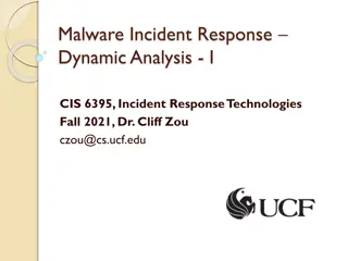 Dynamic Analysis in Malware Incident Response